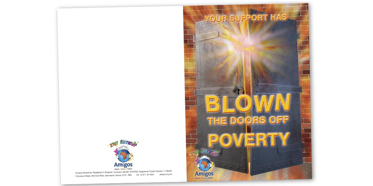 Greetings Card for Amigos Charity