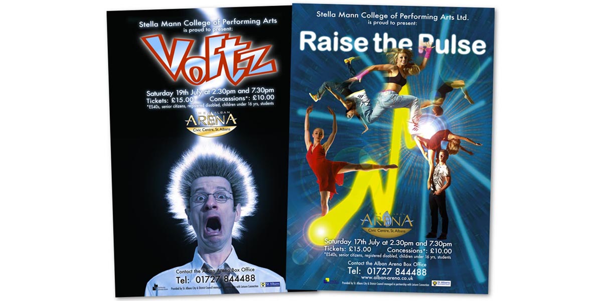 Stella Mann College Show Posters