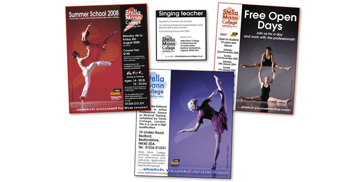 Stella Mann College Adverts