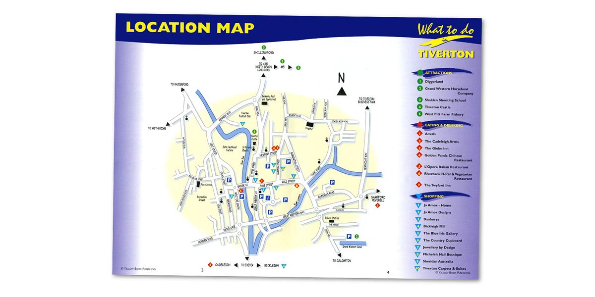 Yellow Book Town Map