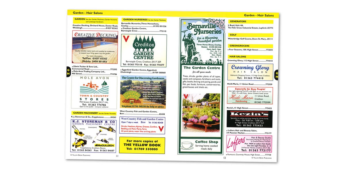 Yellow Book Pages