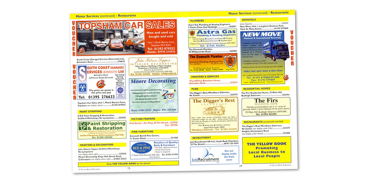 Yellow Book Pages