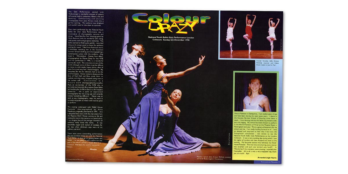 YoungDancer Magazine Pages